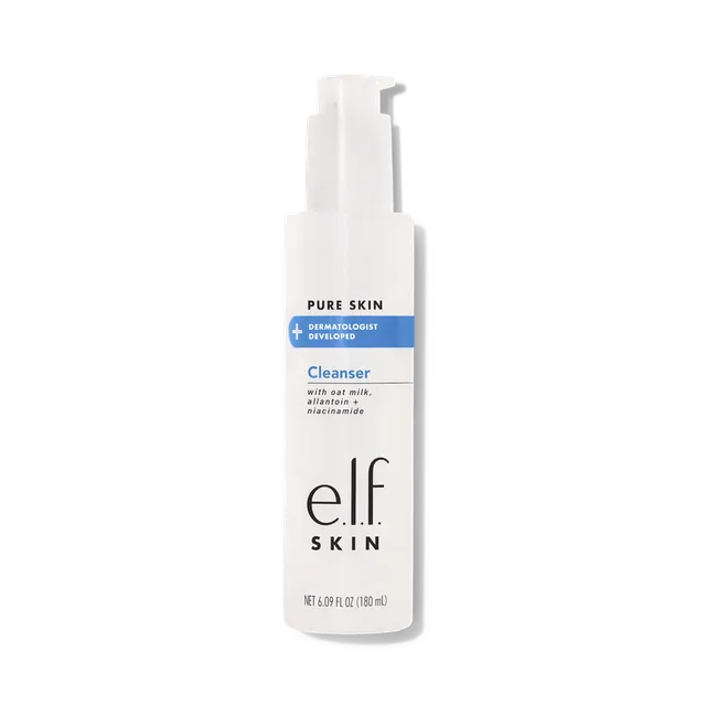 E.L.F. Pure Skin nettoyant visage avoine sans parfum