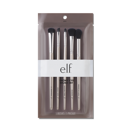 E.L.F Smoky Eye Kit Pinceaux Yeux Smoky 5 Pièces