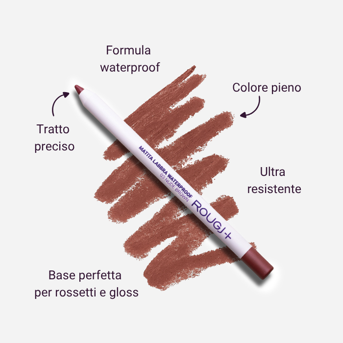 Etoile By Rougj Waterproof Crayon Lèvres 03 Nude Brown Mat