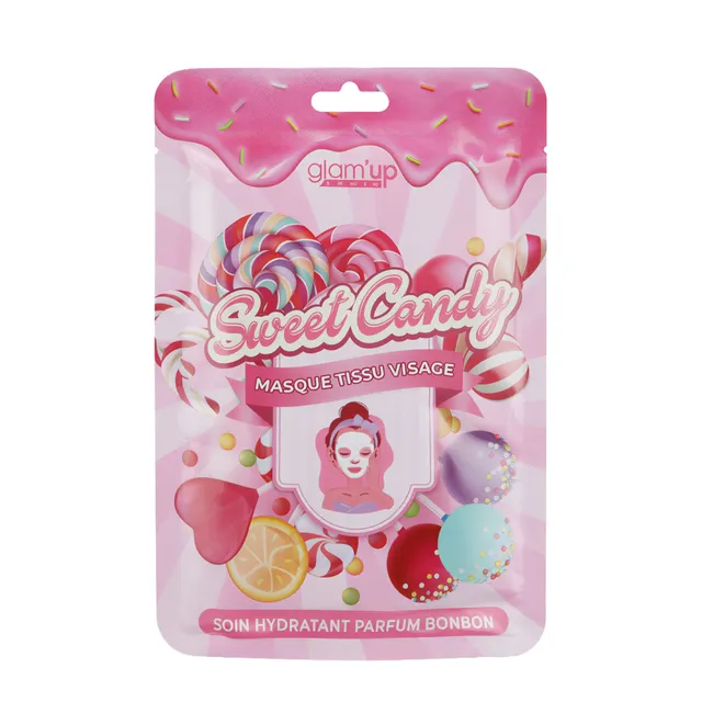 Glam'Up Skincare Masque Tissu Sweet Candy masque hydratant bonbon