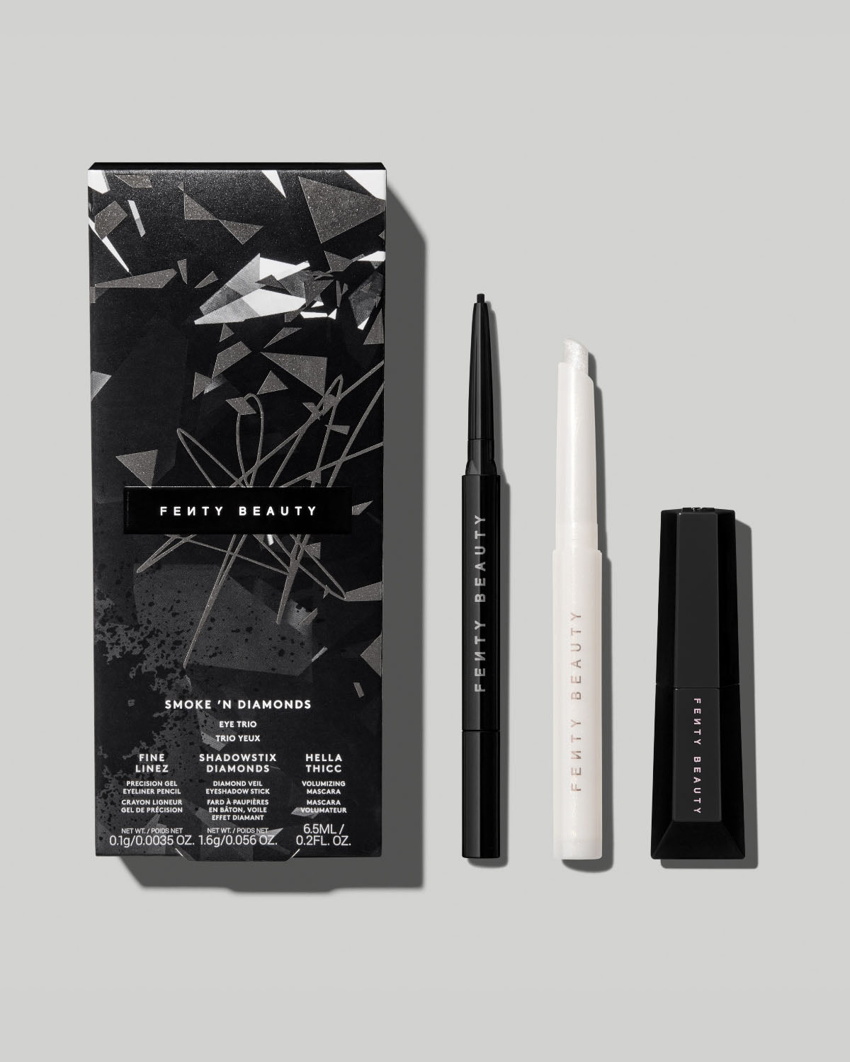 Fenty Beauty Smoke 'N Diamonds Trio yeux liner fard mascara