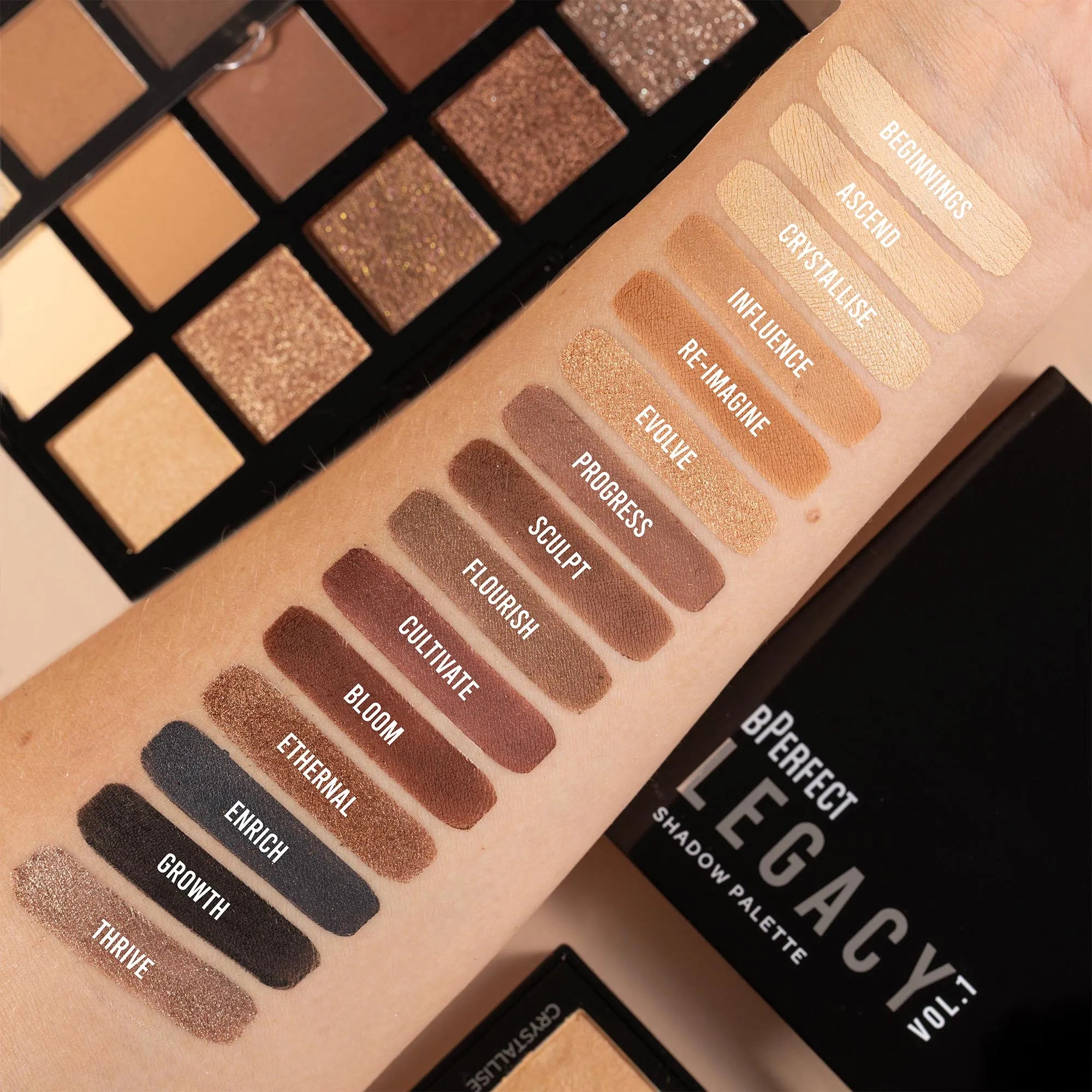 BPerfect Legacy Vol 1 palette yeux 26 g 15 fards