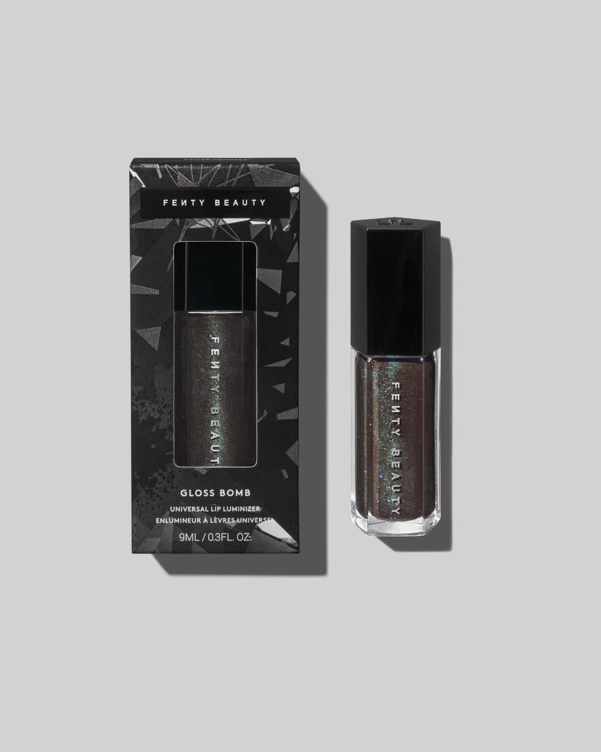 Fenty Beauty Gloss Bomb gloss lèvres Caviar Crystalz 9 mL noir