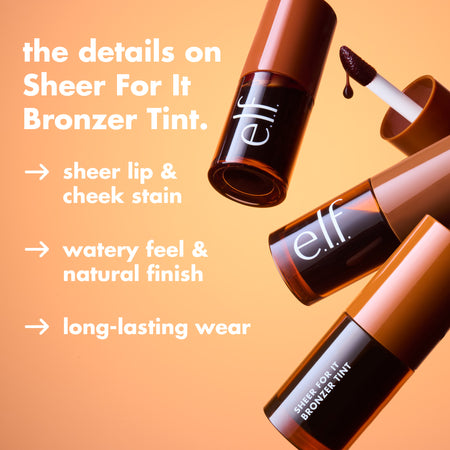 E.L.F Face Sheer For It Bronzer Tint bronzer liquide effet halé