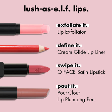 e.l.f. Lips Cream Glide Lip Liner crayon lèvres prune semi-mat