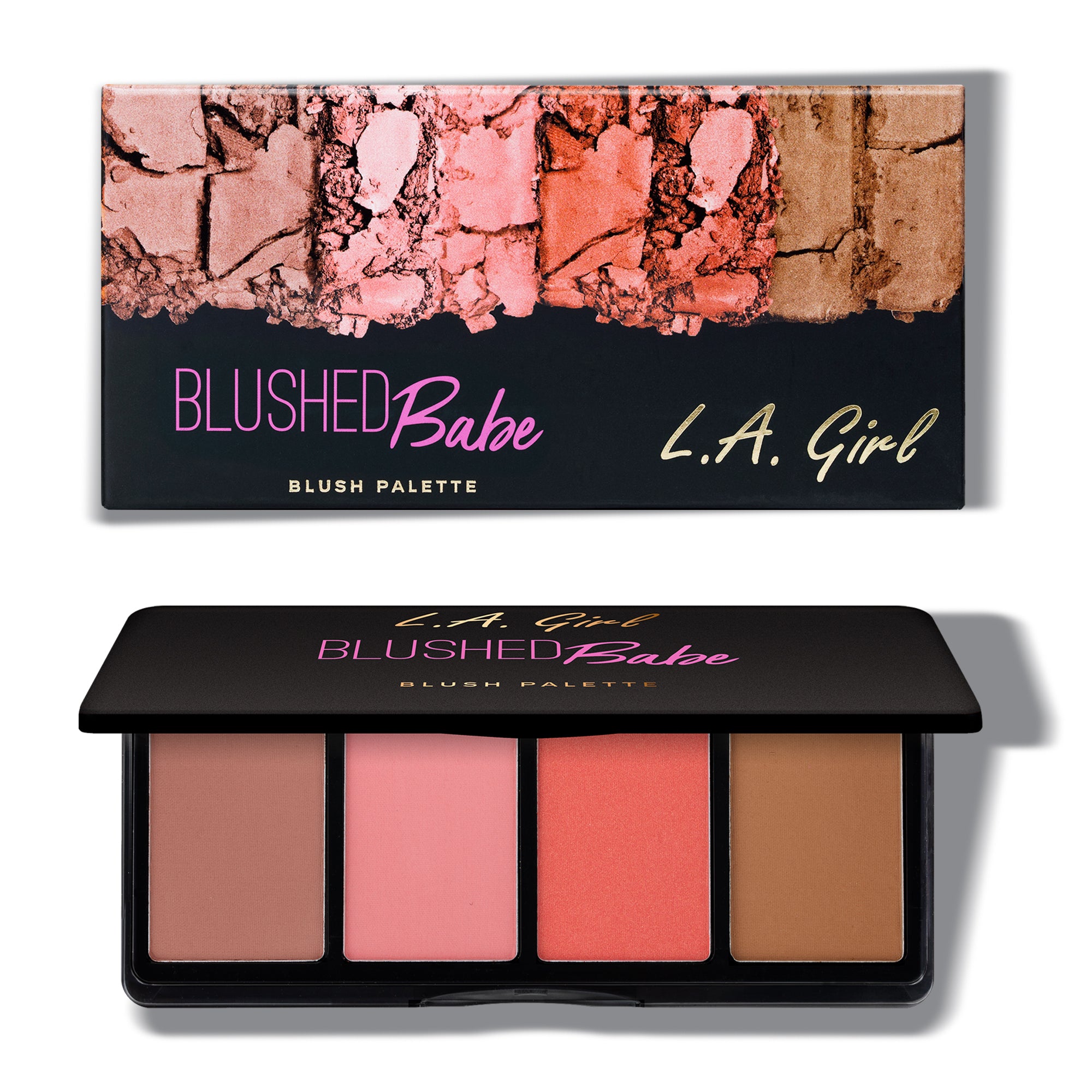 L.A. Girl Blush Fanatic palette blush Island Hottie 4 teintes