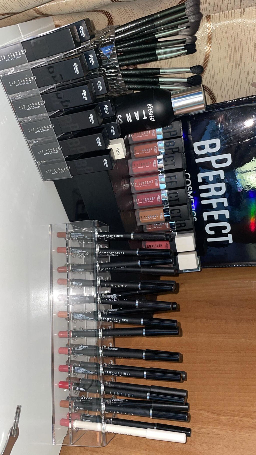 Be Perfect Lip Library coffret lèvres complet 30 pièces nudes
