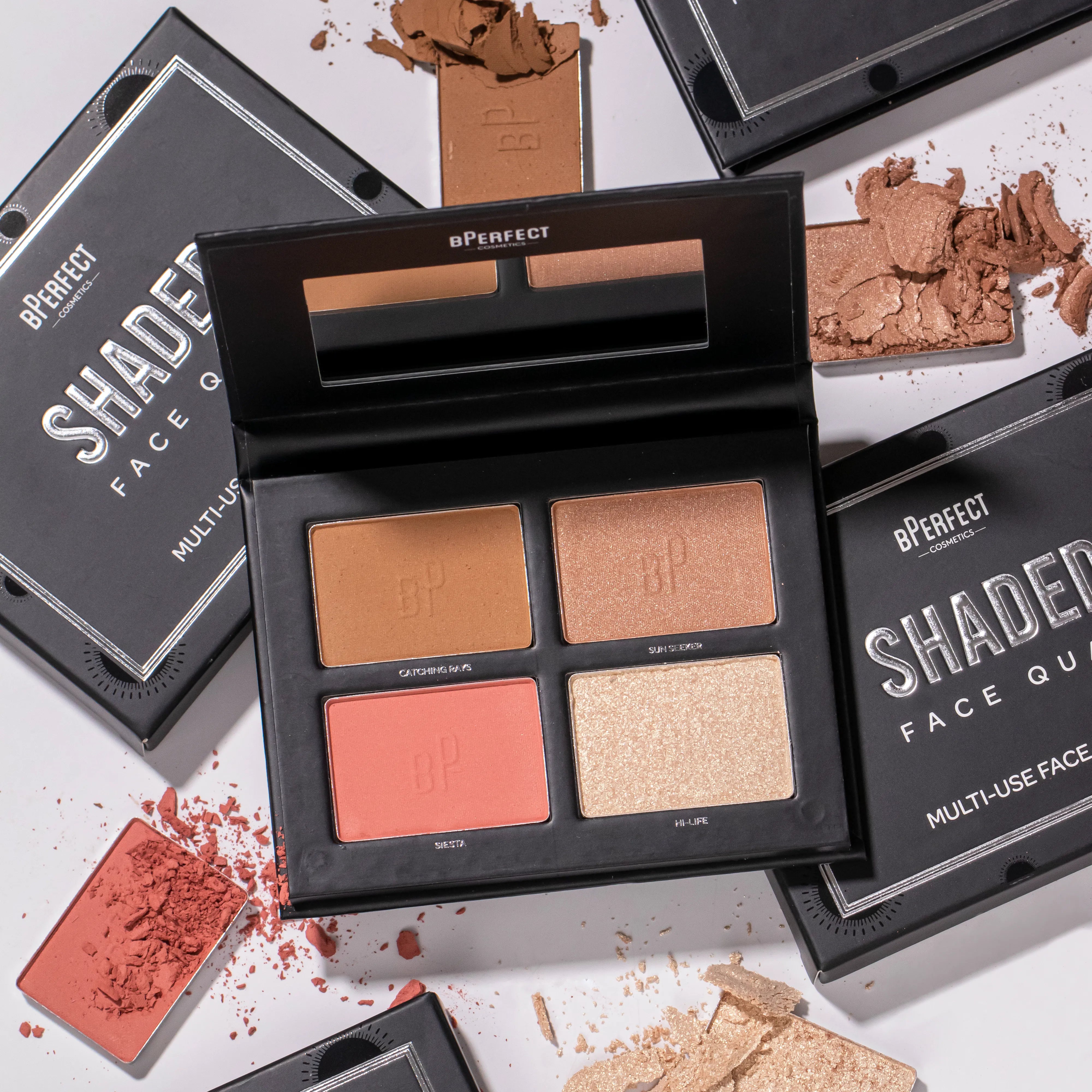 Be Perfect Chroma Shaded palette visage 4 teintes 12 g