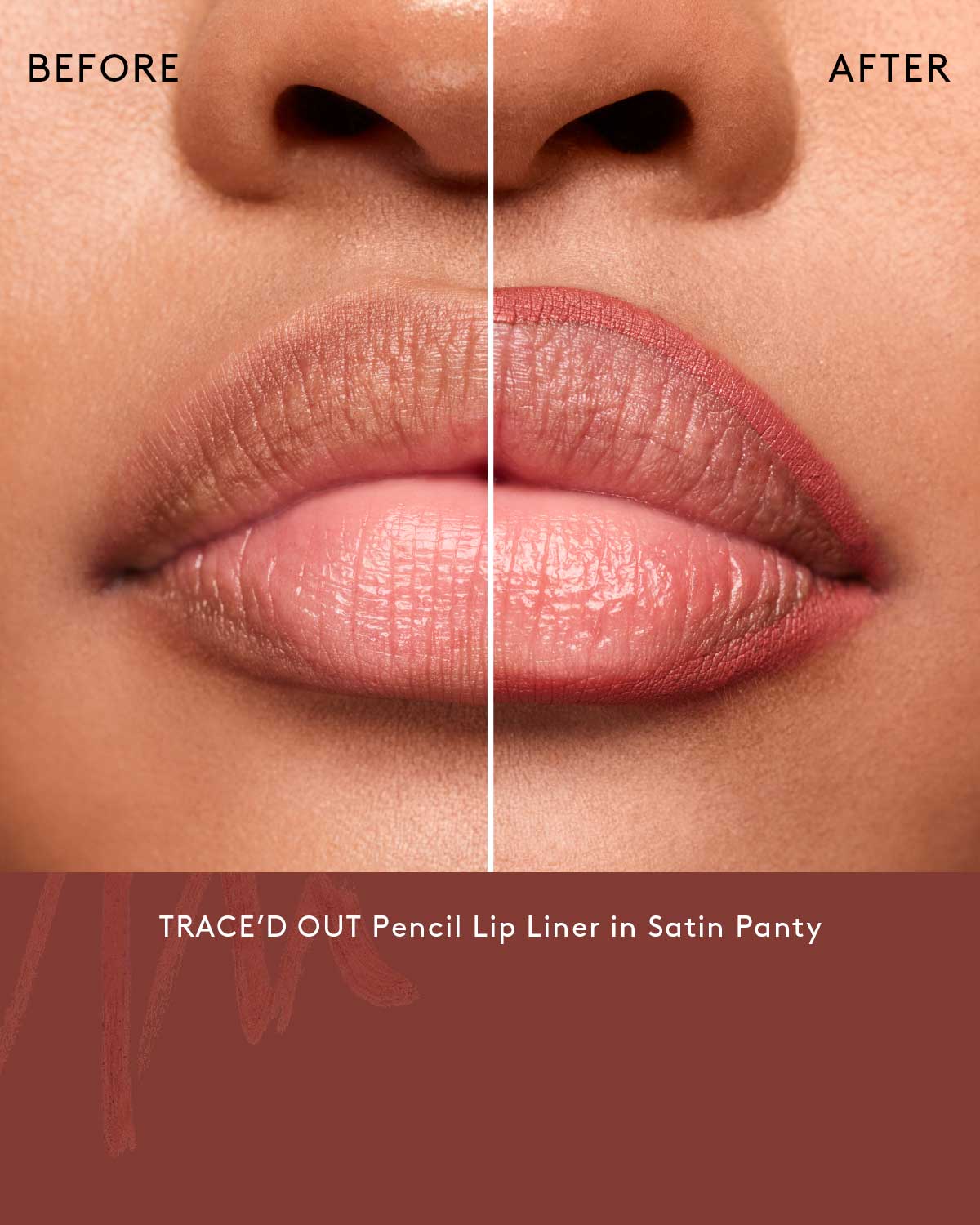 Fenty Beauty Trace'd Out crayon lèvres Satin Panty waterproof