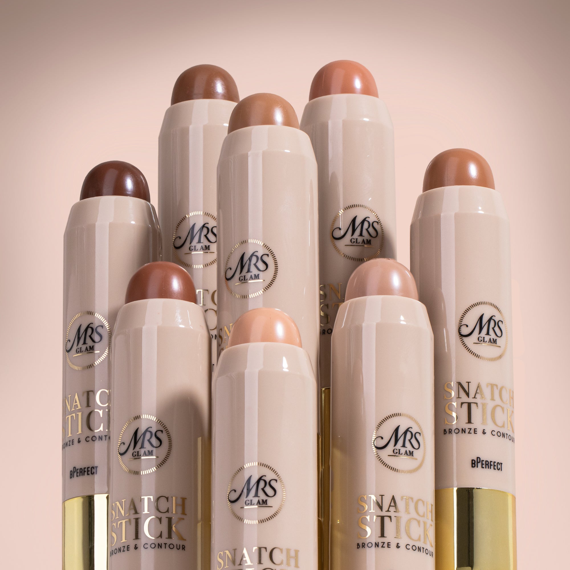 Be Perfect Mrs Glam Snatch Stick contour 01 Golden Moon