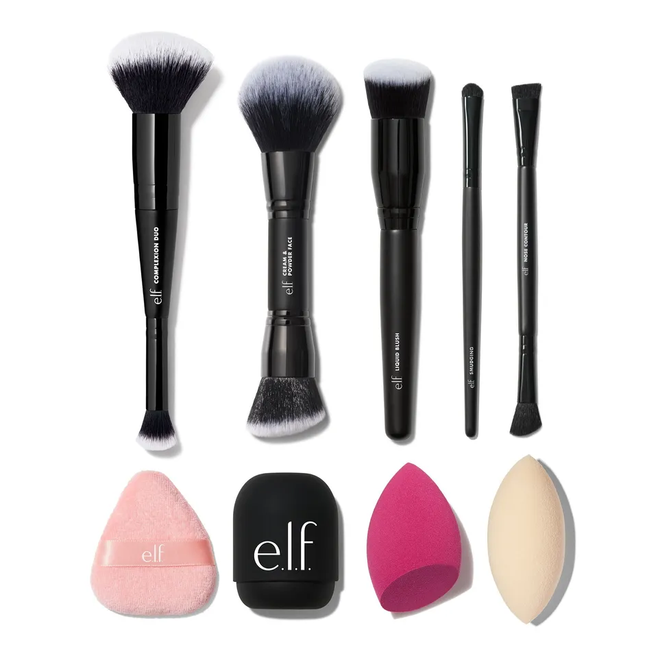 e.l.f. Complexion Perfection set 10 pinceaux teint visage