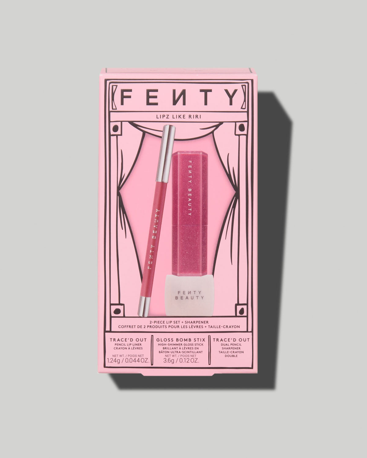 Fenty Beauty Lipz Like Riri set lèvres 2 pièces + taille-crayon