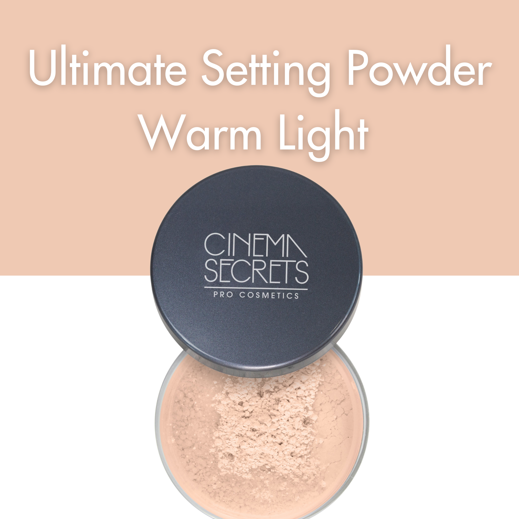 Cinema Secrets Ultralucent poudre libre Warm Light sans talc