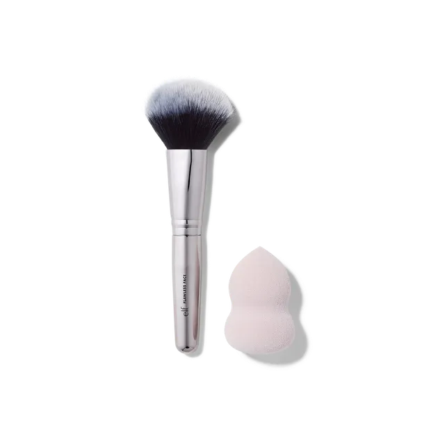 E.L.F. Complexion Brush & Sponge Duo set pinceau teint