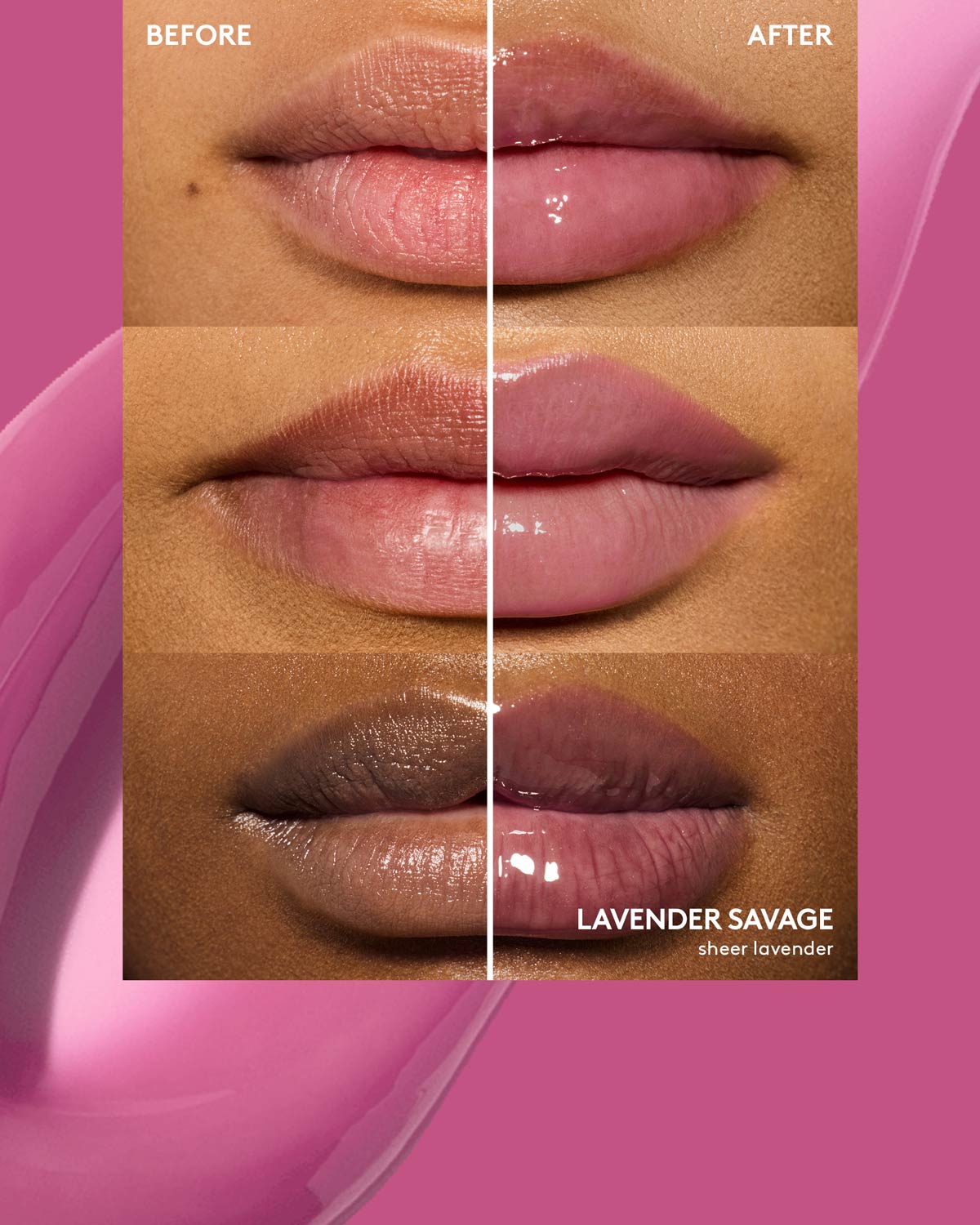 Fenty Beauty Gloss Bomb Heat gloss Lavender Savage 9 mL brillant