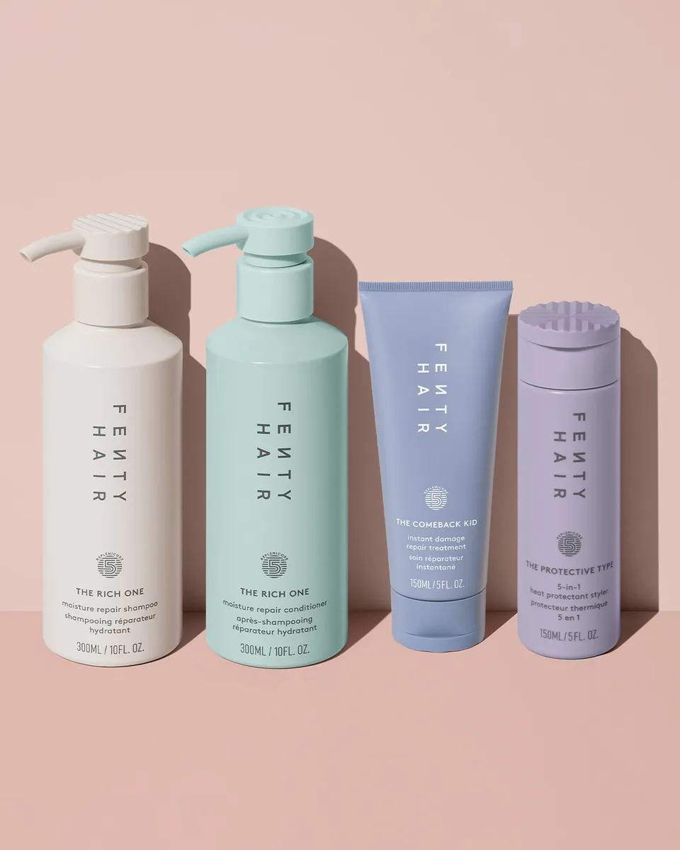 Fenty Beauty Maintenance Crew Coffret Cheveux Réparateur 4 Pièces
