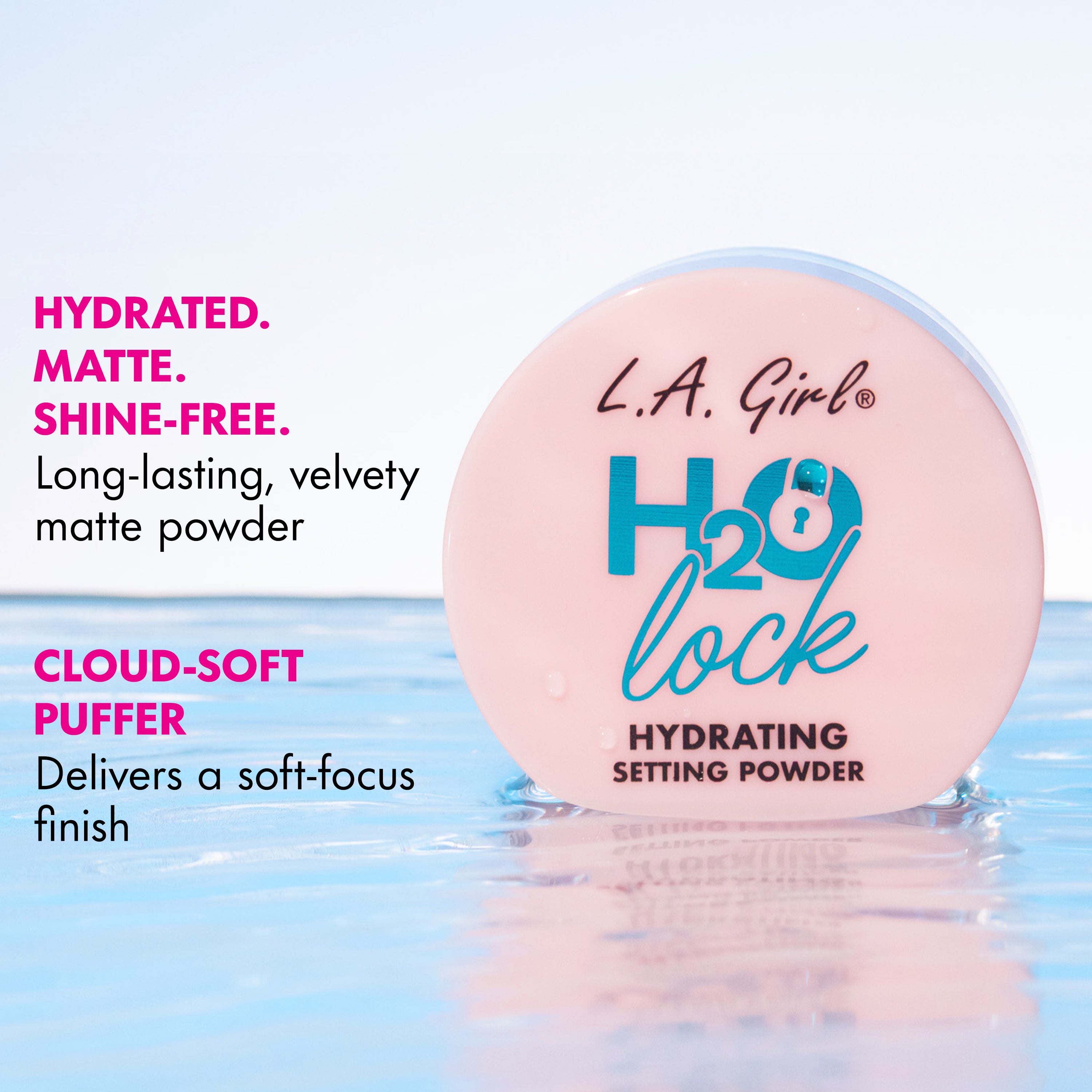 L.A. Girl H2O Lock poudre fixatrice Translucent hydratante