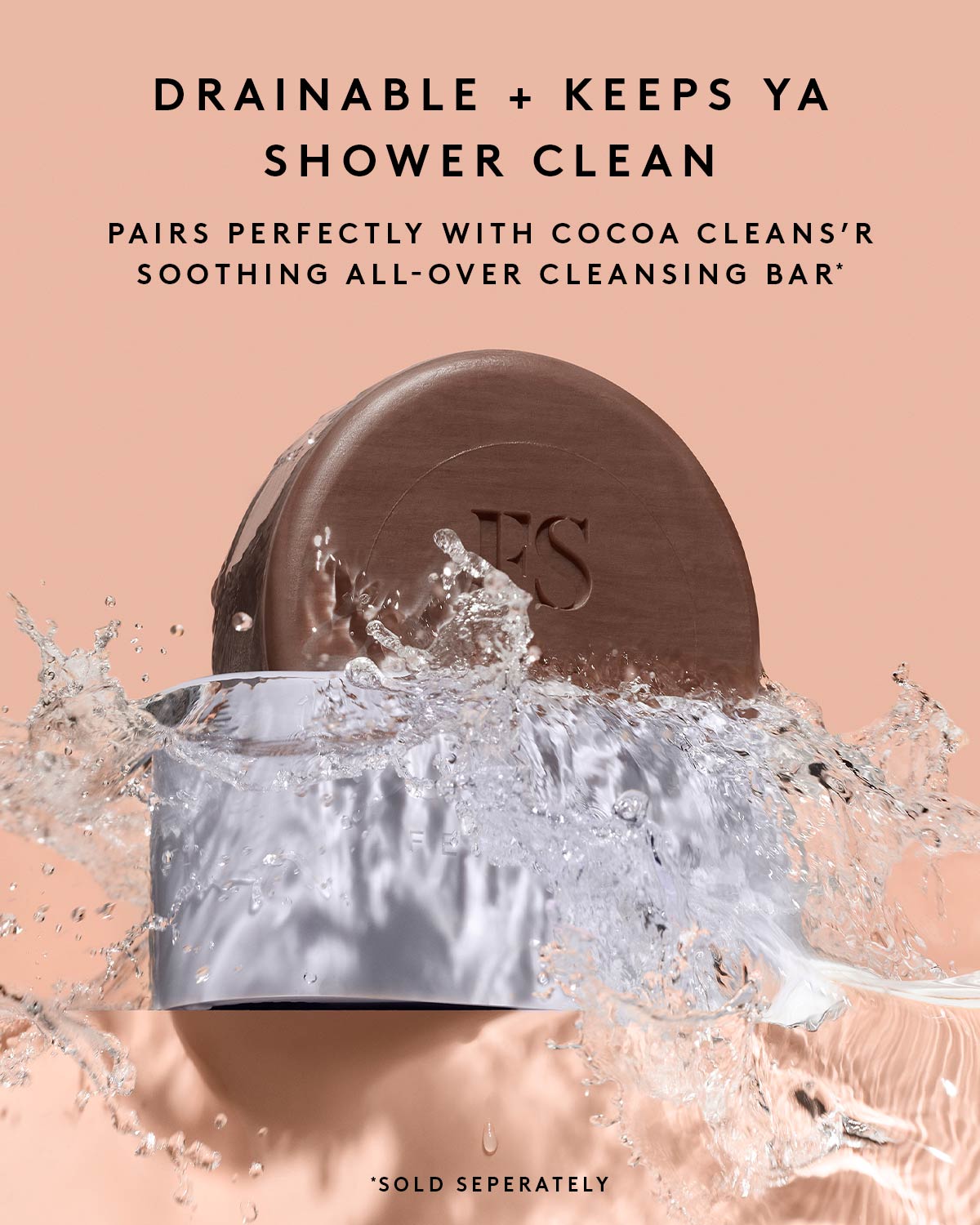 Fenty Skin porte-savon douche Soap Dish égouttable