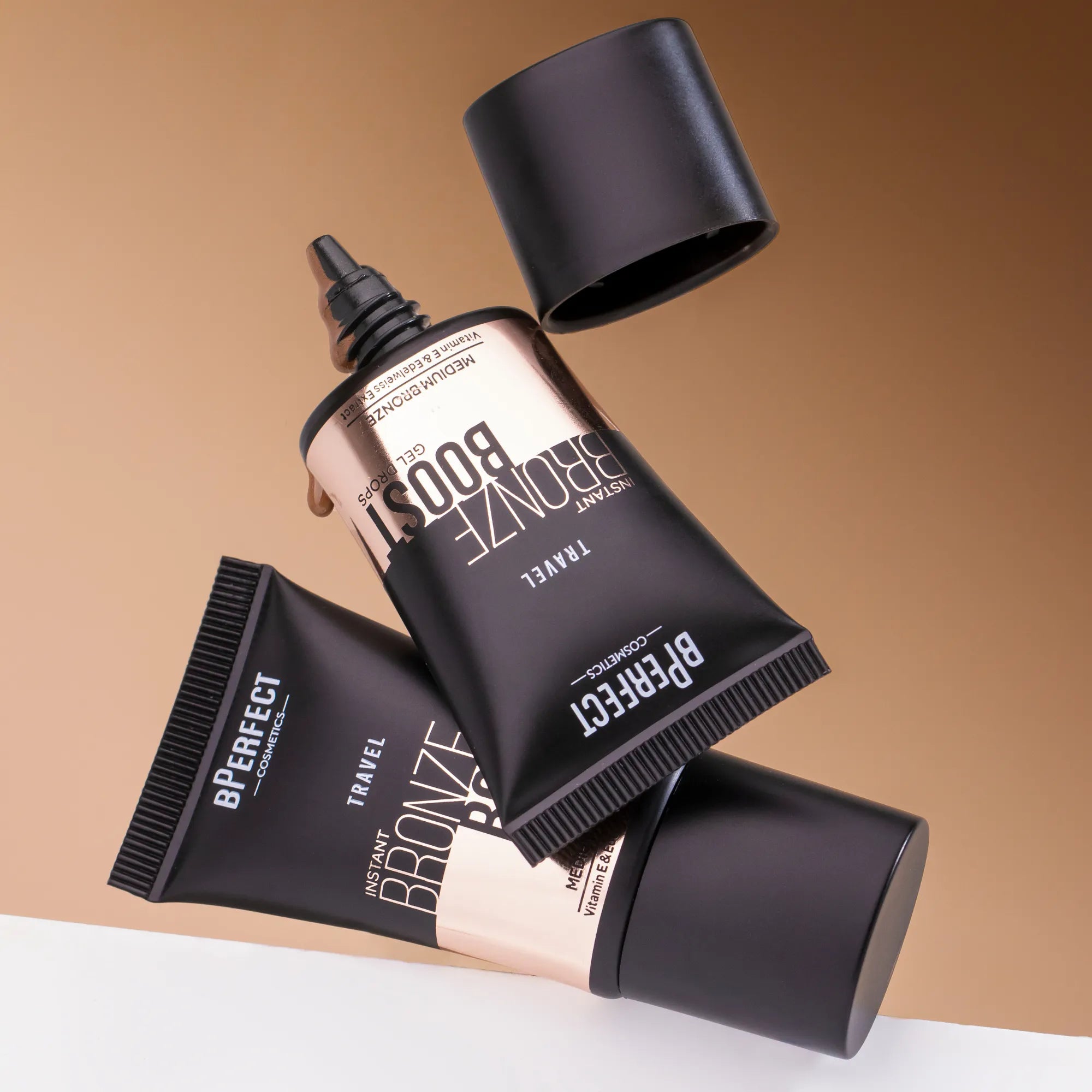 BPerfect Tan Studio Bronze Boost Gel Drops mini 12 ml éclat