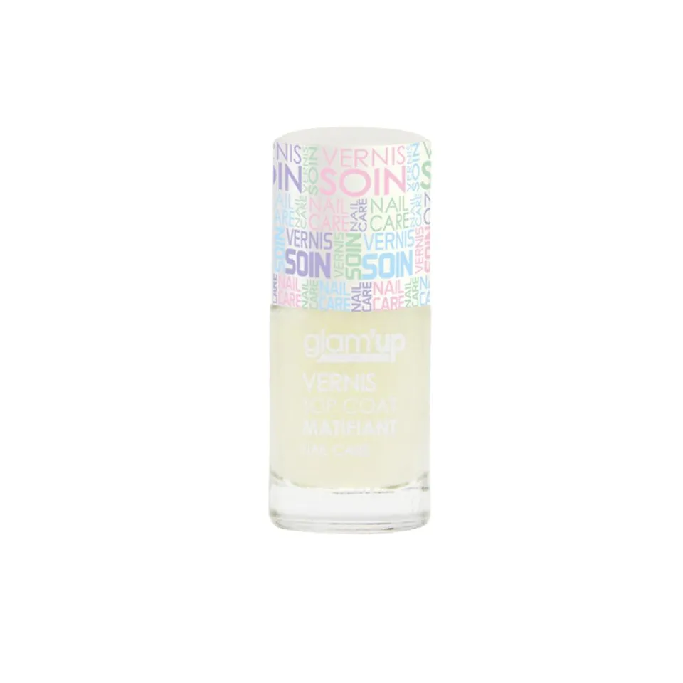 GLAM'UP Les Ongles Top Coat Matifiant Transparent