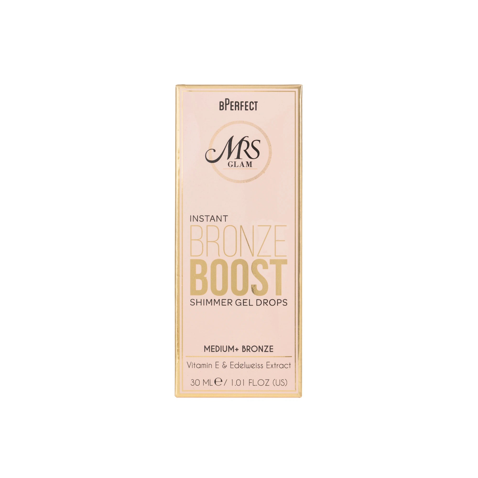 Be Perfect Mrs Glam Instant Bronze Boost gouttes bronzantes Medium
