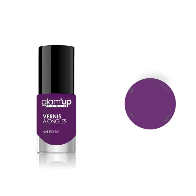 GLAM'UP Les Ongles Vernis à Ongles Prune longue tenue