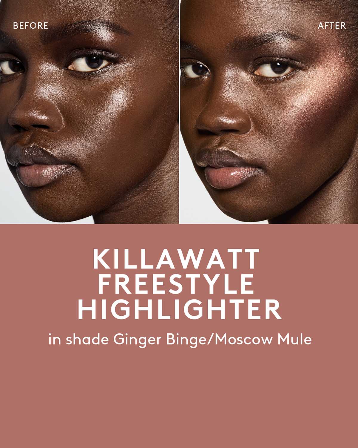 Fenty Beauty Killawatt Highlighter Ginger Binge Moscow Mule duo