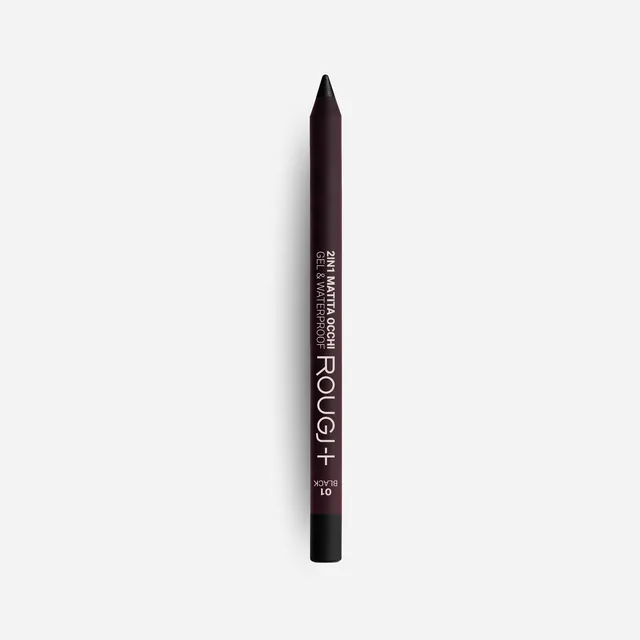 Etoile by Rougj 01 Black crayon yeux 2 en 1 noir waterproof