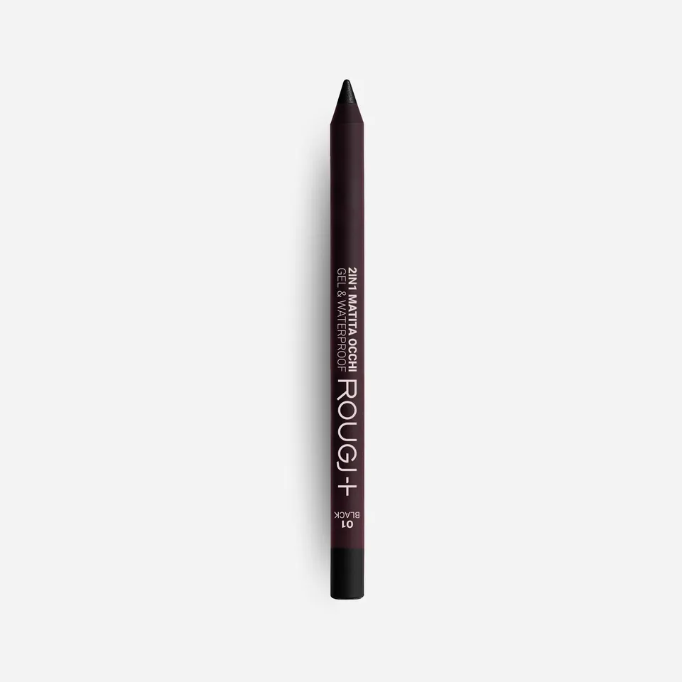 Etoile by Rougj 01 Black crayon yeux 2 en 1 noir waterproof