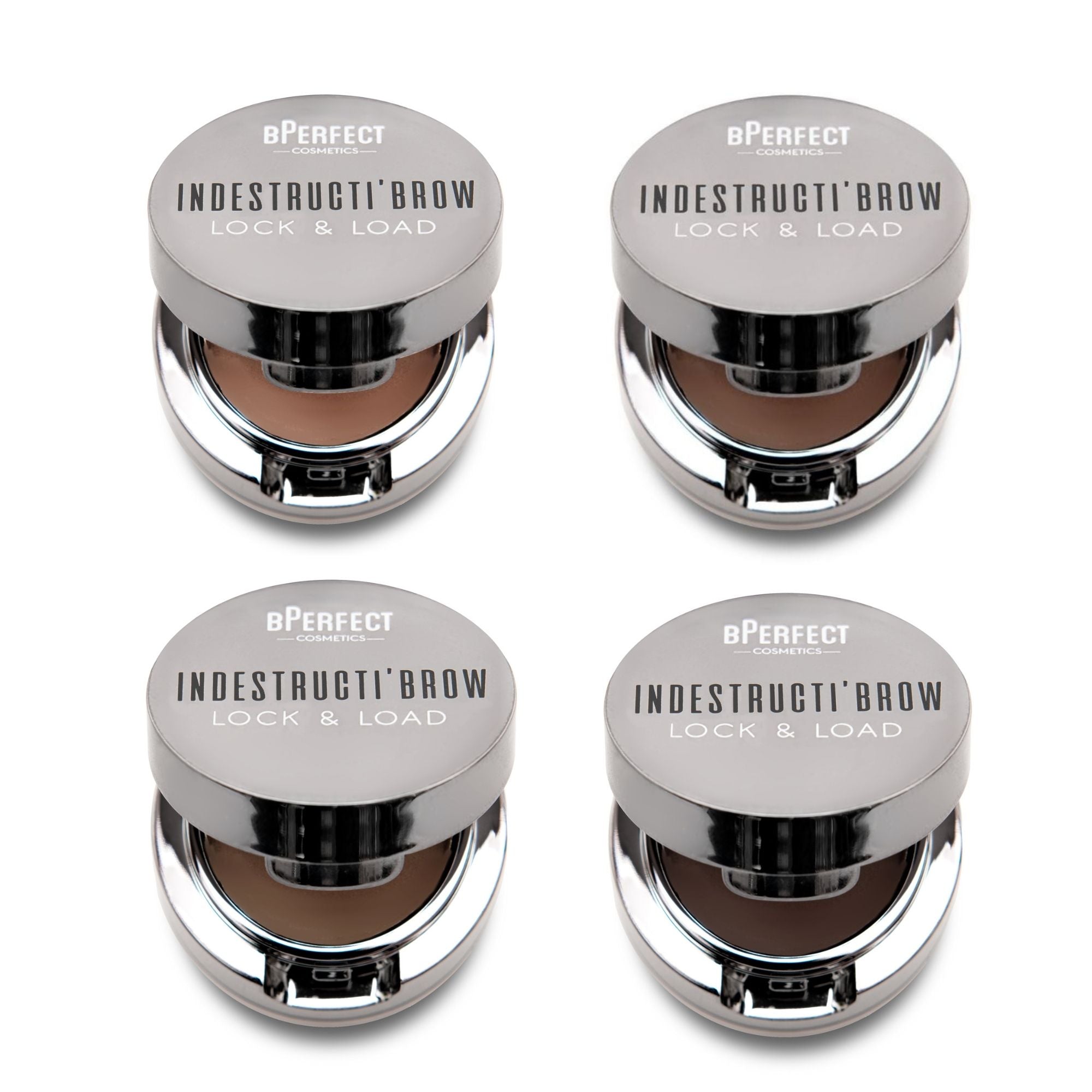 BPerfect IndestructiBrow Kit Sourcils Poudre Pomade 4 Teintes