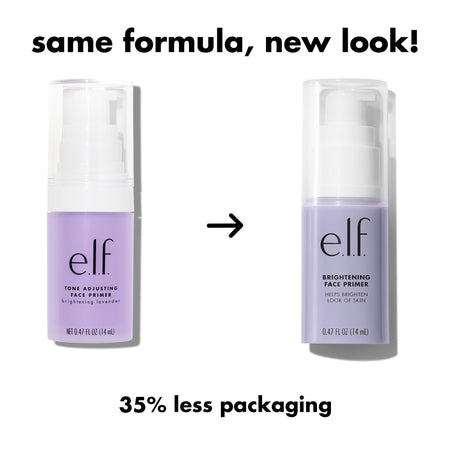 E.L.F Face Brightening Lavender base visage lavande teint unifié
