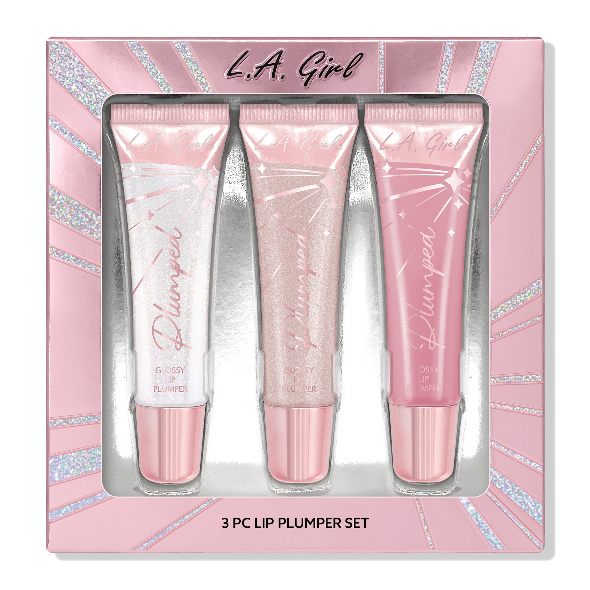 L.A. Girl Kits 3pc Lip Plumper coffret gloss G43387 Plumped volume
