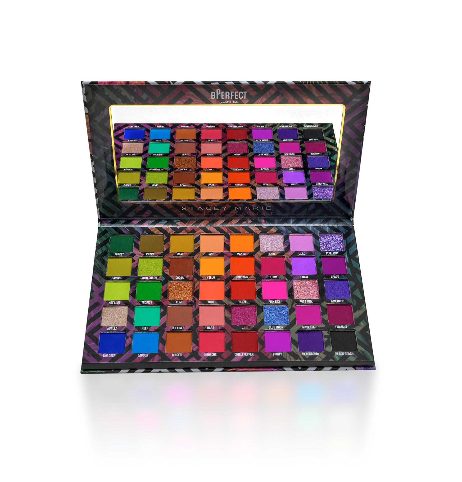 BPerfect Carnival III Love Tahiti palette yeux 31 fards