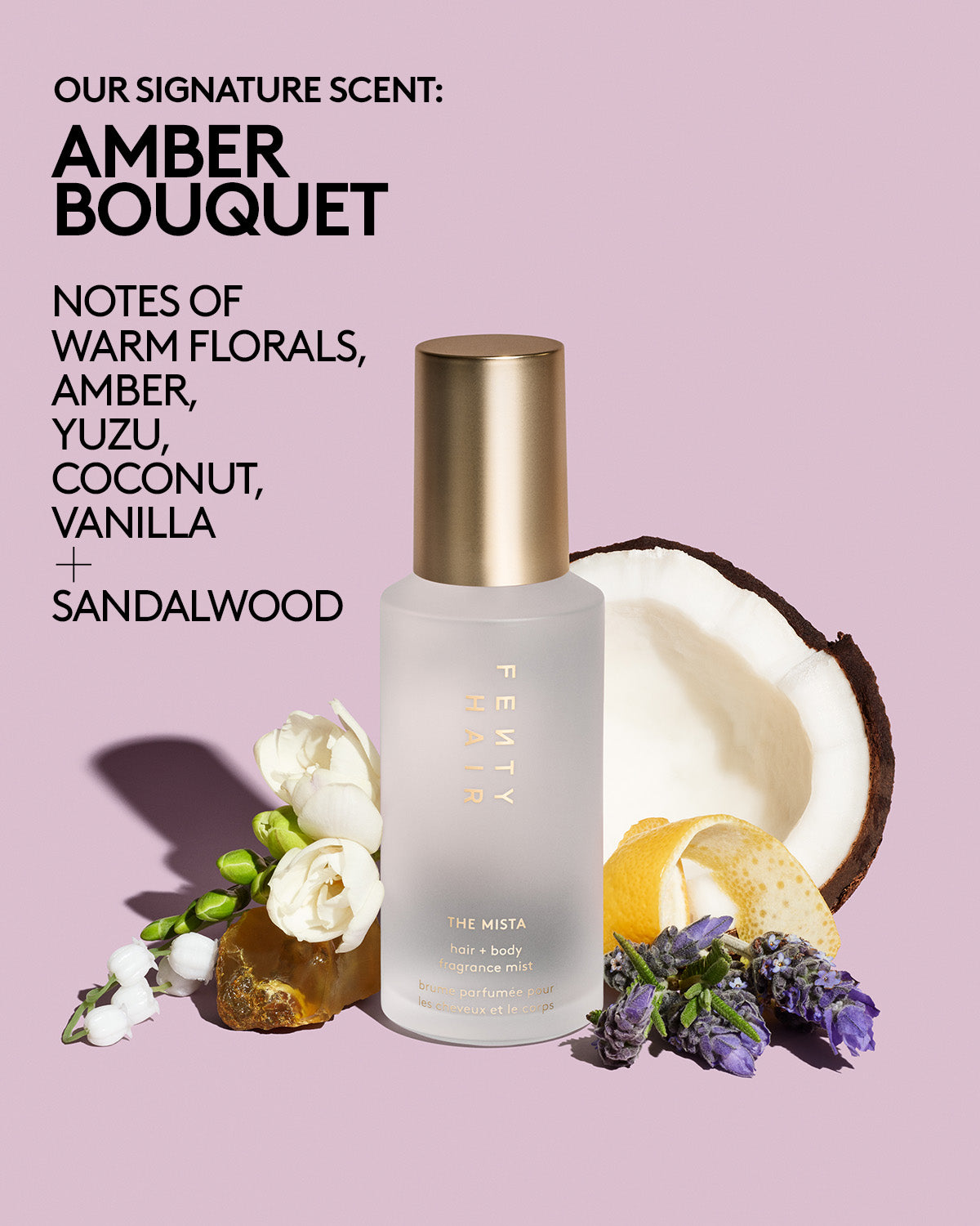 Fenty Beauty Mista brume corps et cheveux 90 ml ambrée