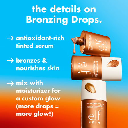 e.l.f. Face Bronzing Drops sérum bronzant éclat soleil
