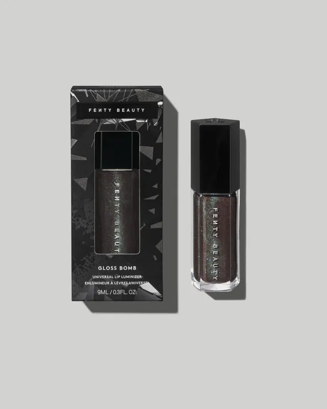 Fenty Beauty Gloss Bomb gloss lèvres Caviar Crystalz 9 mL noir