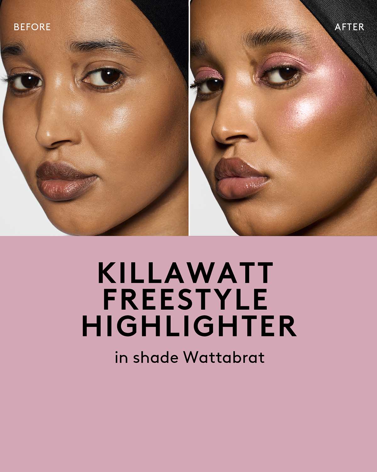 Fenty Beauty Killawatt Freestyle Highlighter Wattabrat rose shimmer