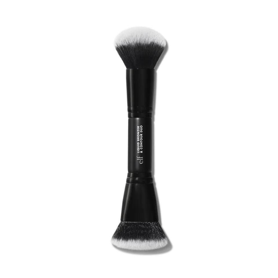 e.l.f. Liquid Bronzer & Contour Duo Brush pinceau double
