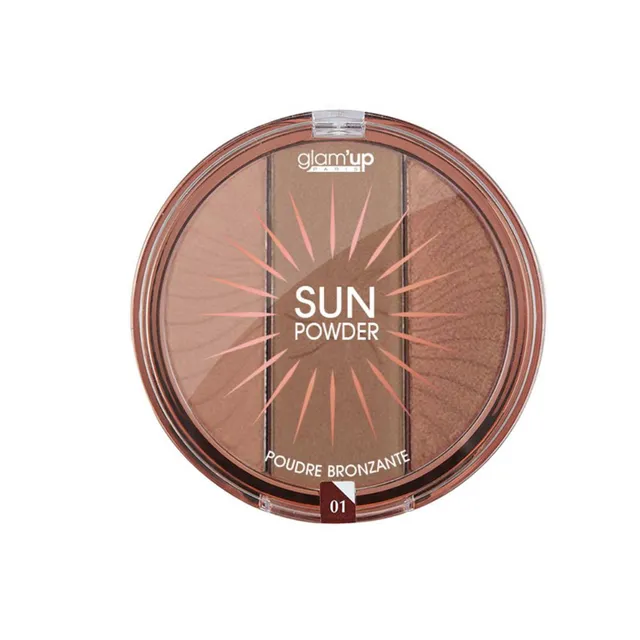 GLAM'UP Le Teint Poudre Soleil 3 Étapes Trio Mat