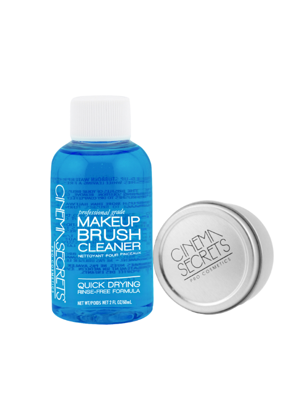 Cinema Secrets Nettoyant Pinceaux Blue Vanilla Kit Mini 2 oz + Boîte