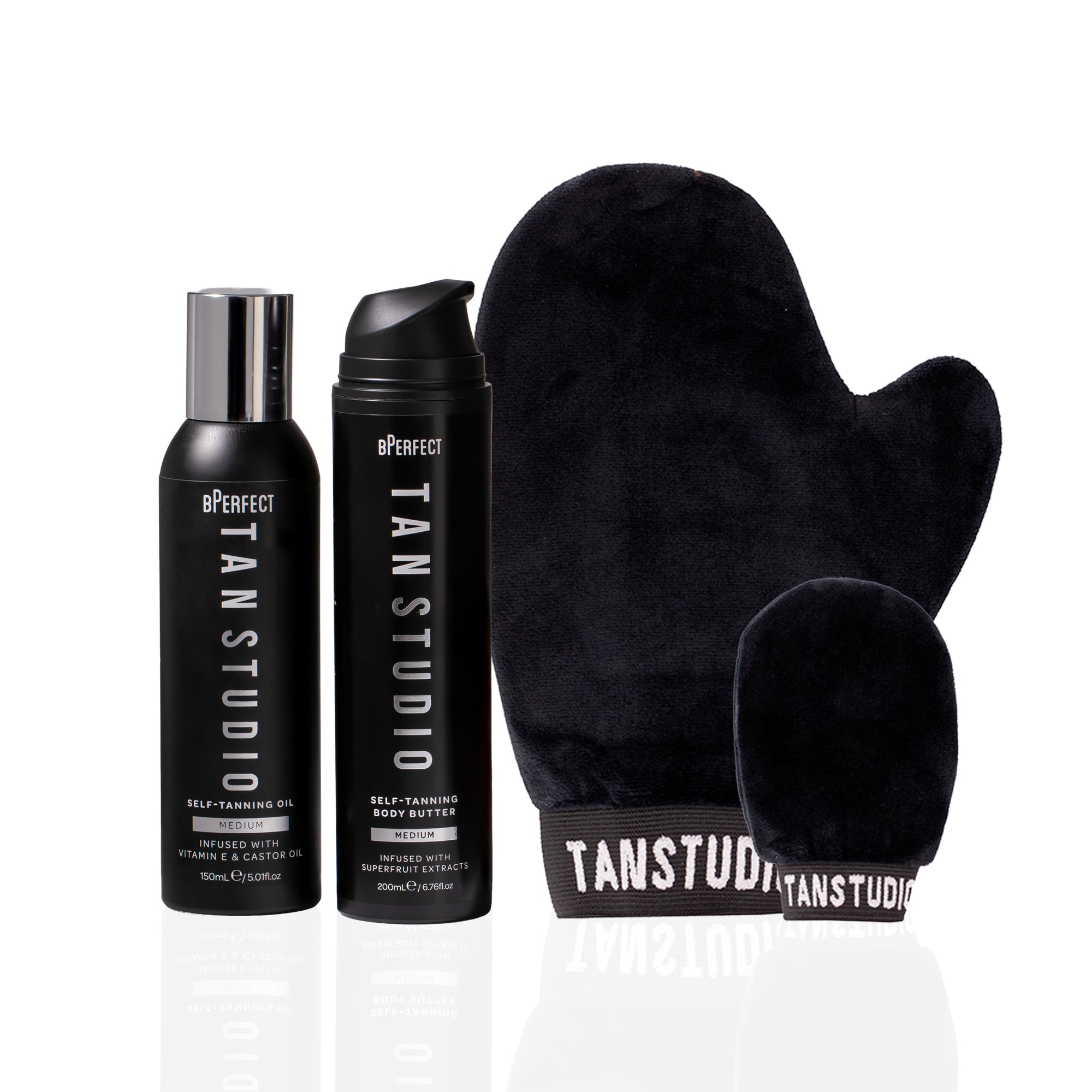 BPerfect Tan Studio Trio kit autobronzant Medium huile 150 ml