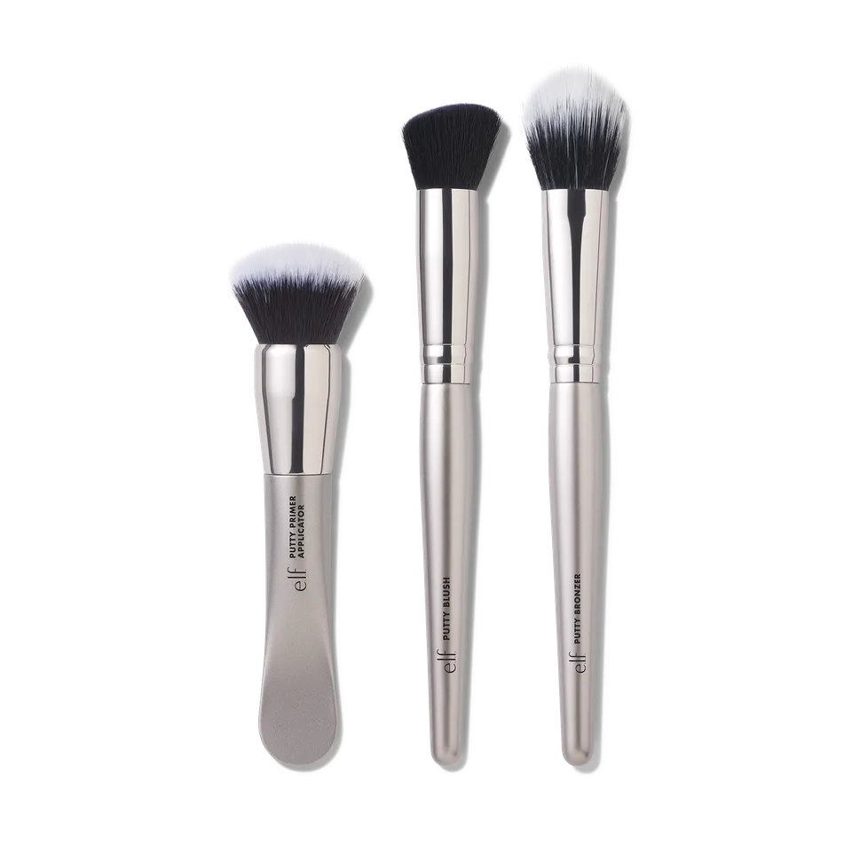 E.L.F. Putty Tools Trio Set 3 Pinceaux Teint