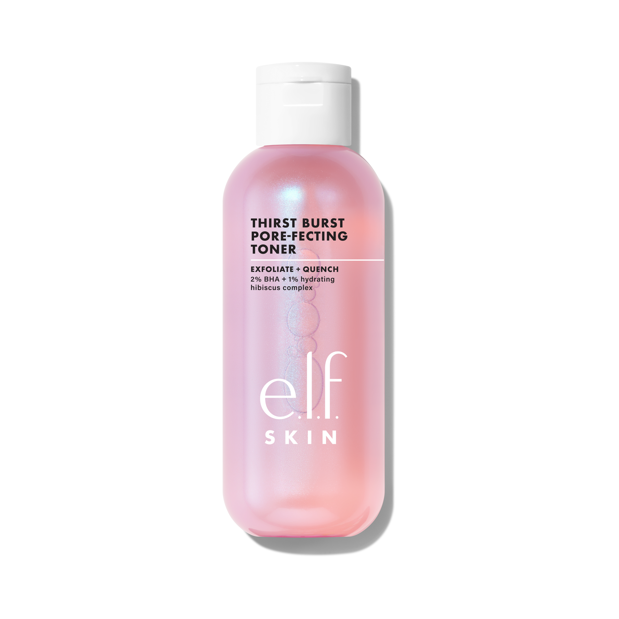 e.l.f. Thirst Burst Pore-fecting Toner lotion BHA 2% hibiscus