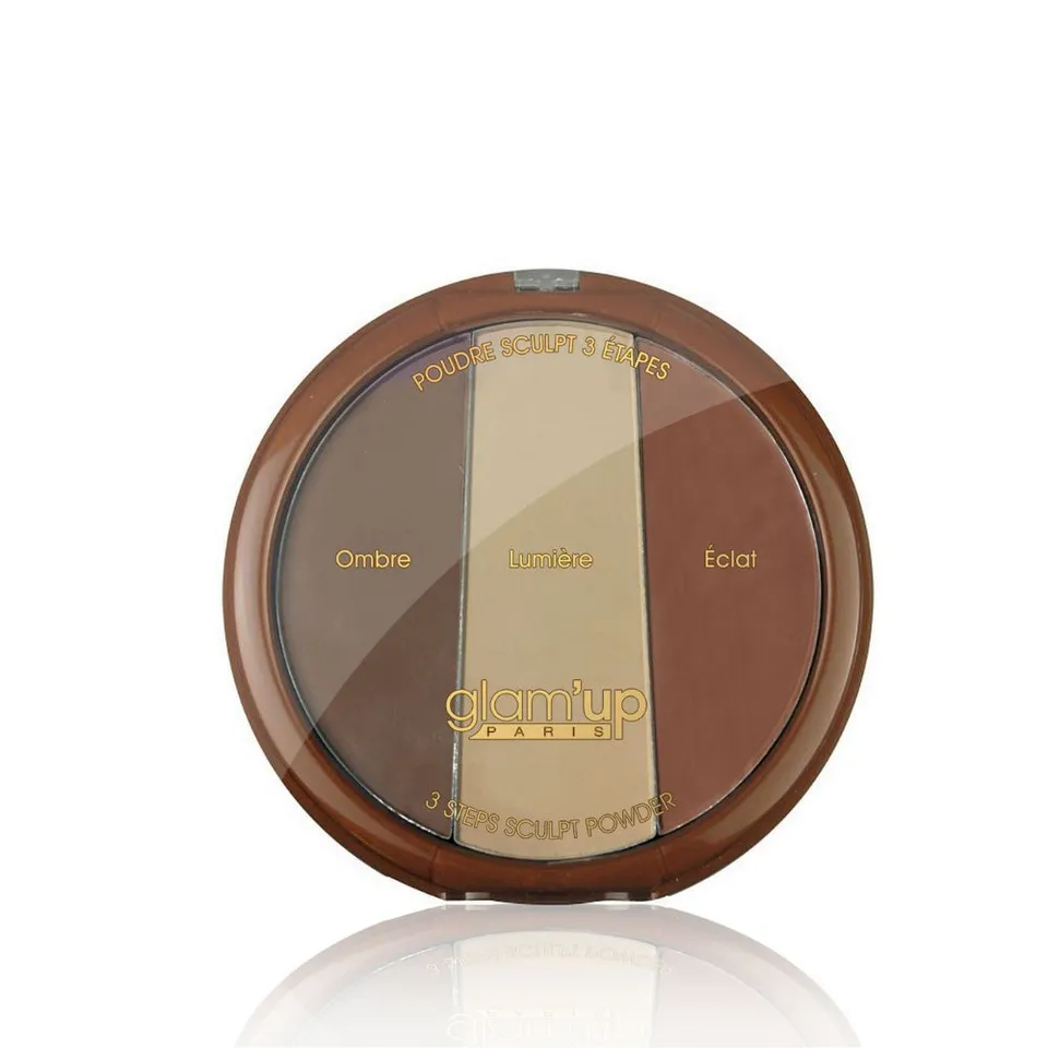 Glam'Up Le Teint Poudre Sculpt 3 Étapes poudre contouring 3 teintes