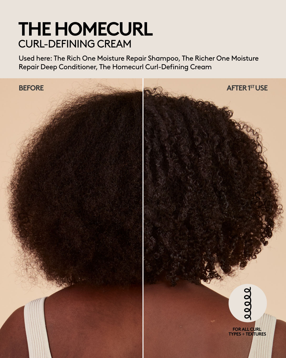 Fenty Homecurl crème définition boucles hydratante tous cheveux