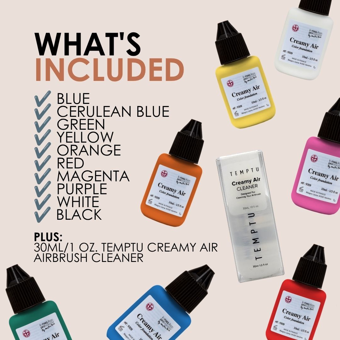 TEMPTU Creamy Air Creative Colors fond de teint 10 ml
