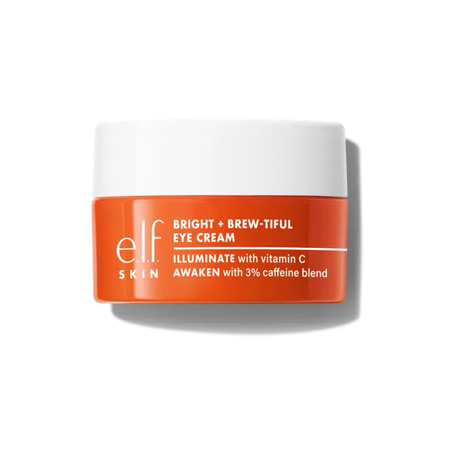 e.l.f. Bright + Brew-tiful Crème yeux caféine vitamine C