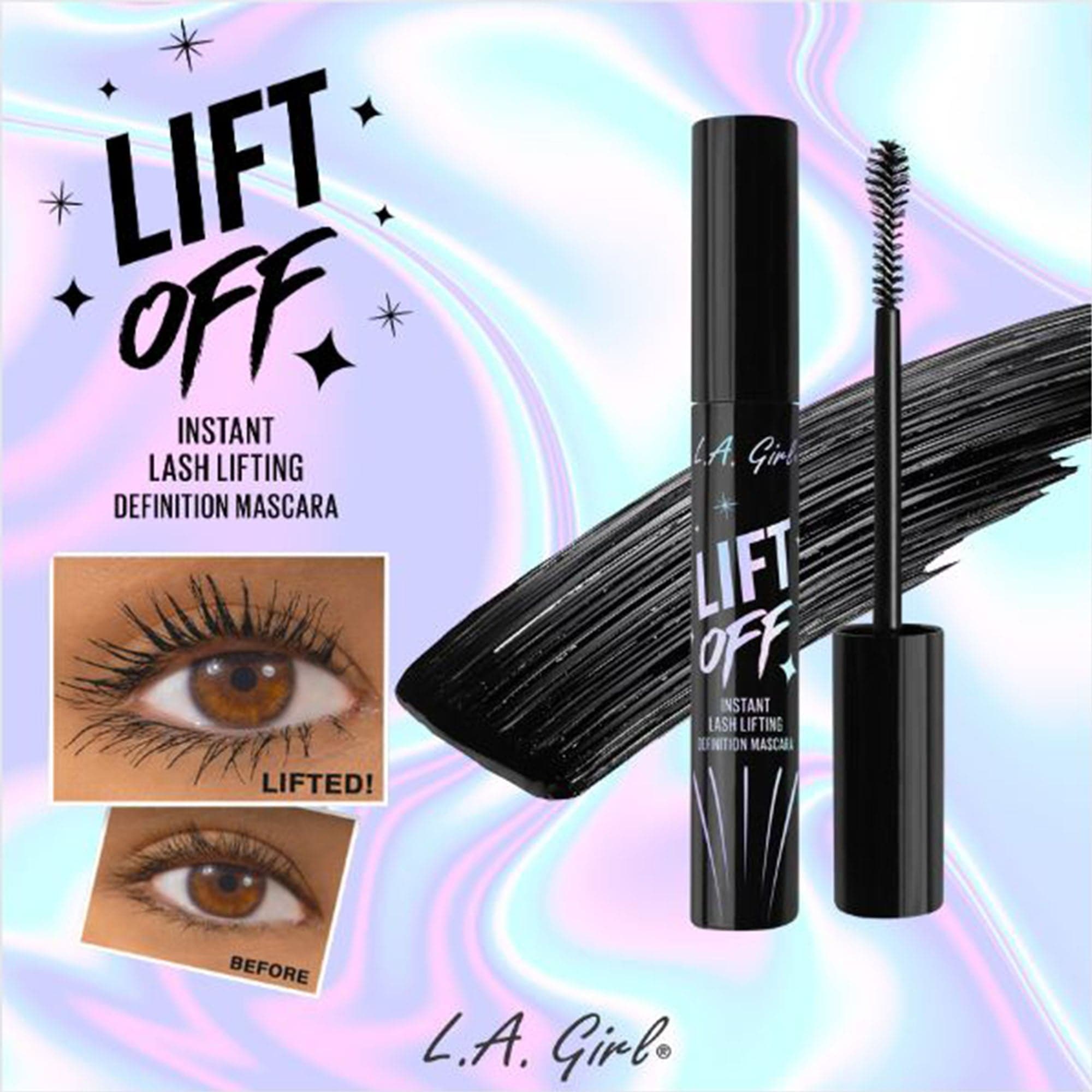 L.A. Girl Mascara Lift Off GMS662 Super Black volume