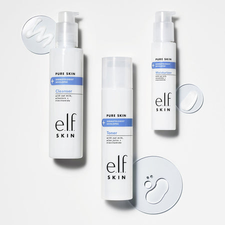 E.L.F. Pure Skin nettoyant visage avoine sans parfum