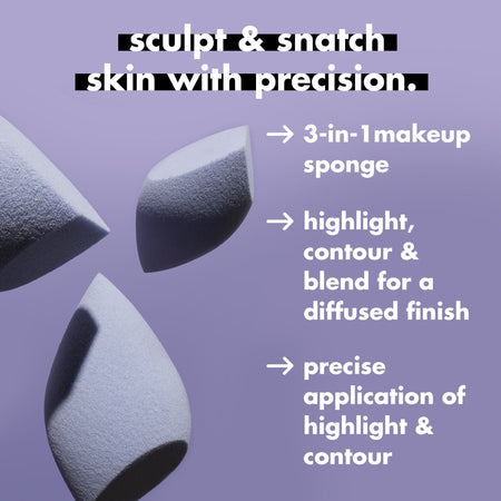 E.L.F. Precision Sculpting éponge maquillage 3-en-1